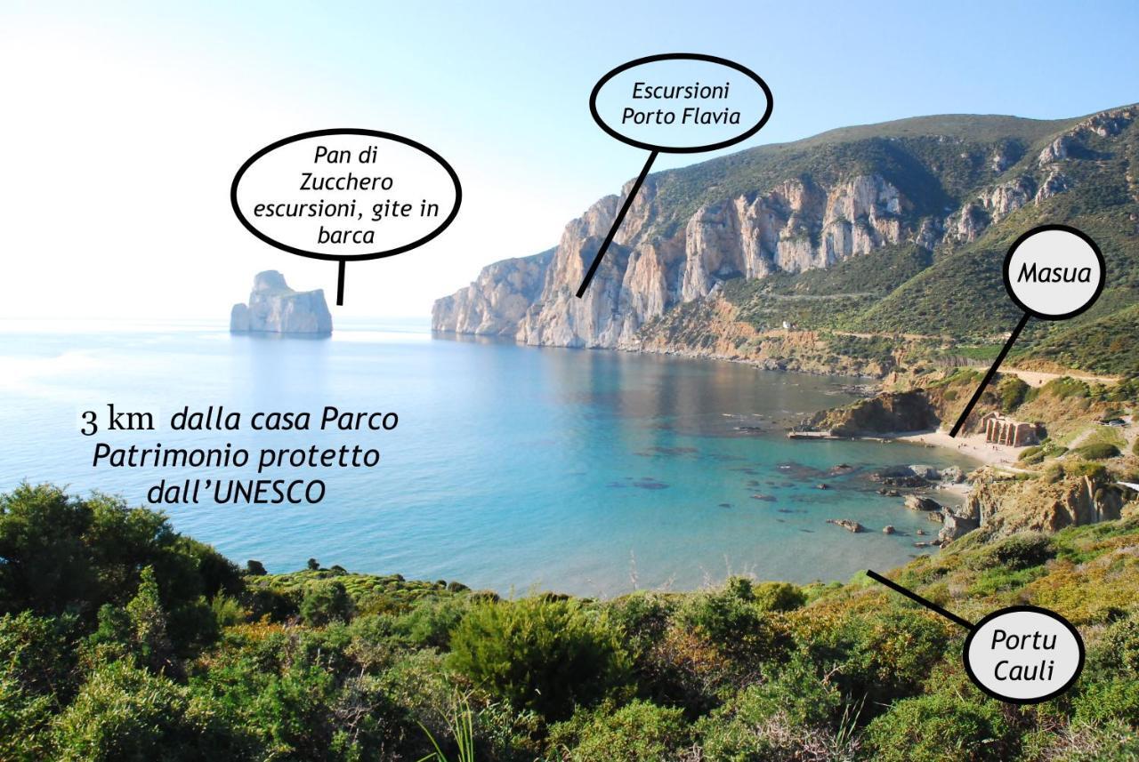 L'Emozione Tanca Piras Villa Nebida Exteriör bild